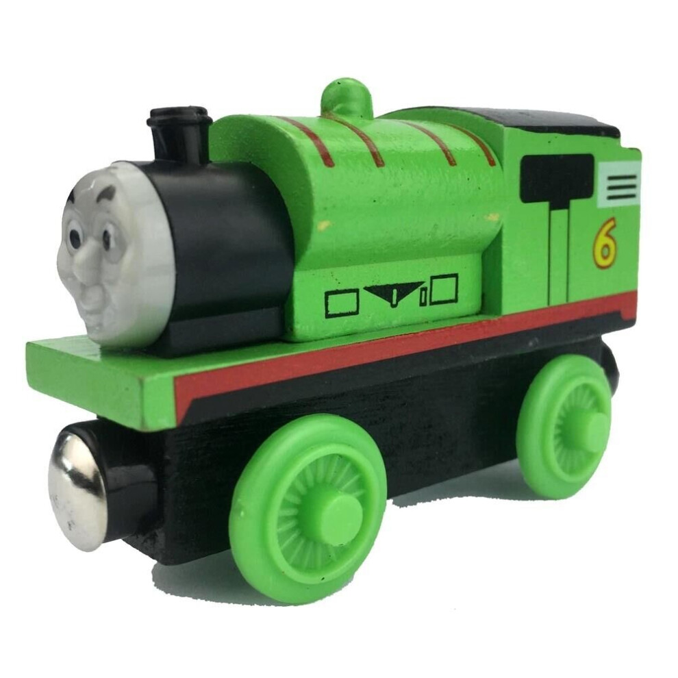 (14# Percy) Thomas Train Car Tender Wooden Magnetic Railway Train Toys Car Kids Gifts