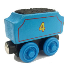 (03# Gordon's tender) Thomas Train Car Tender Wooden Magnetic Railway Train Toys Car Kids Gifts