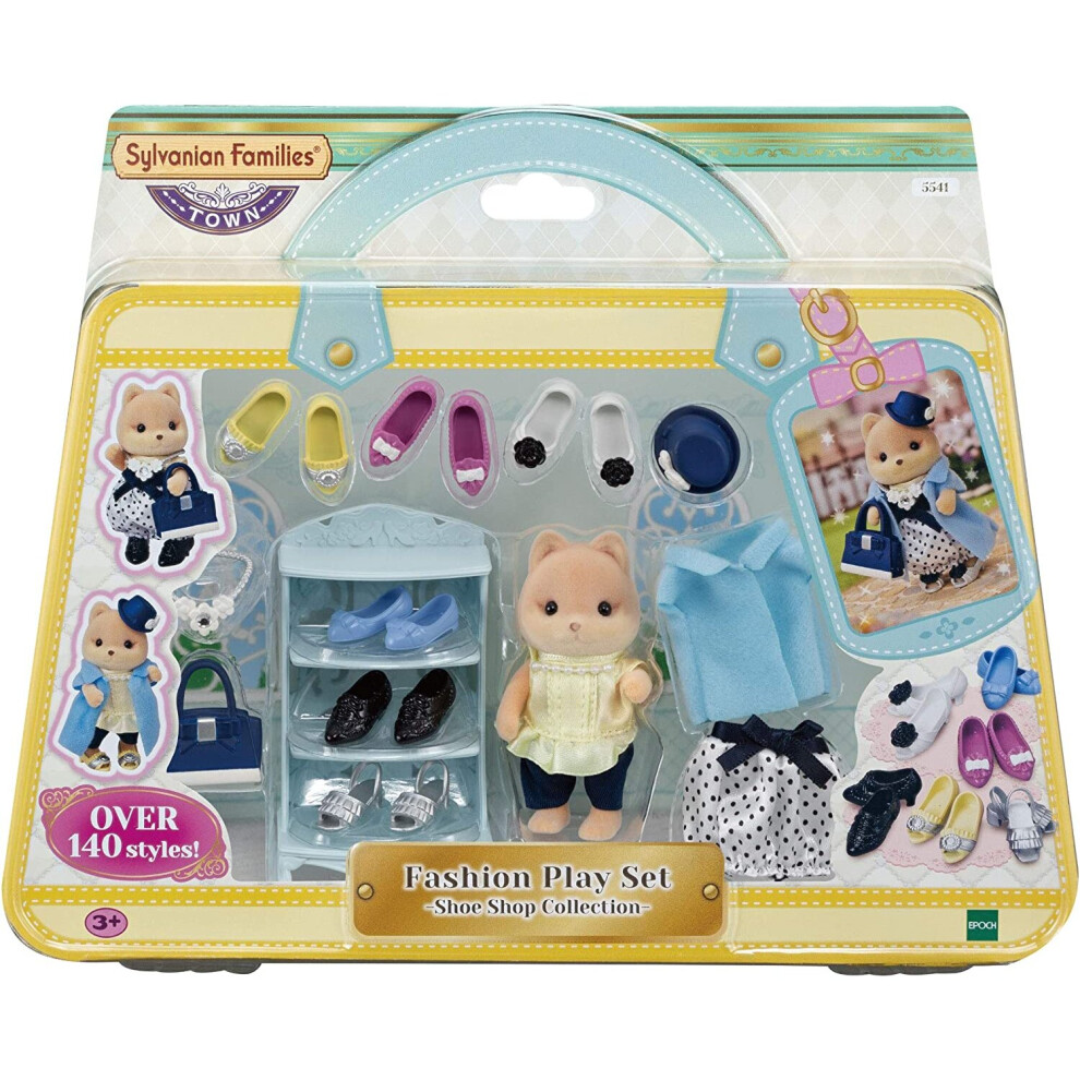 Sylvanian Families 5541 Fashion Play Set -Shoe Shop Collection- - Dollhouse Playsets