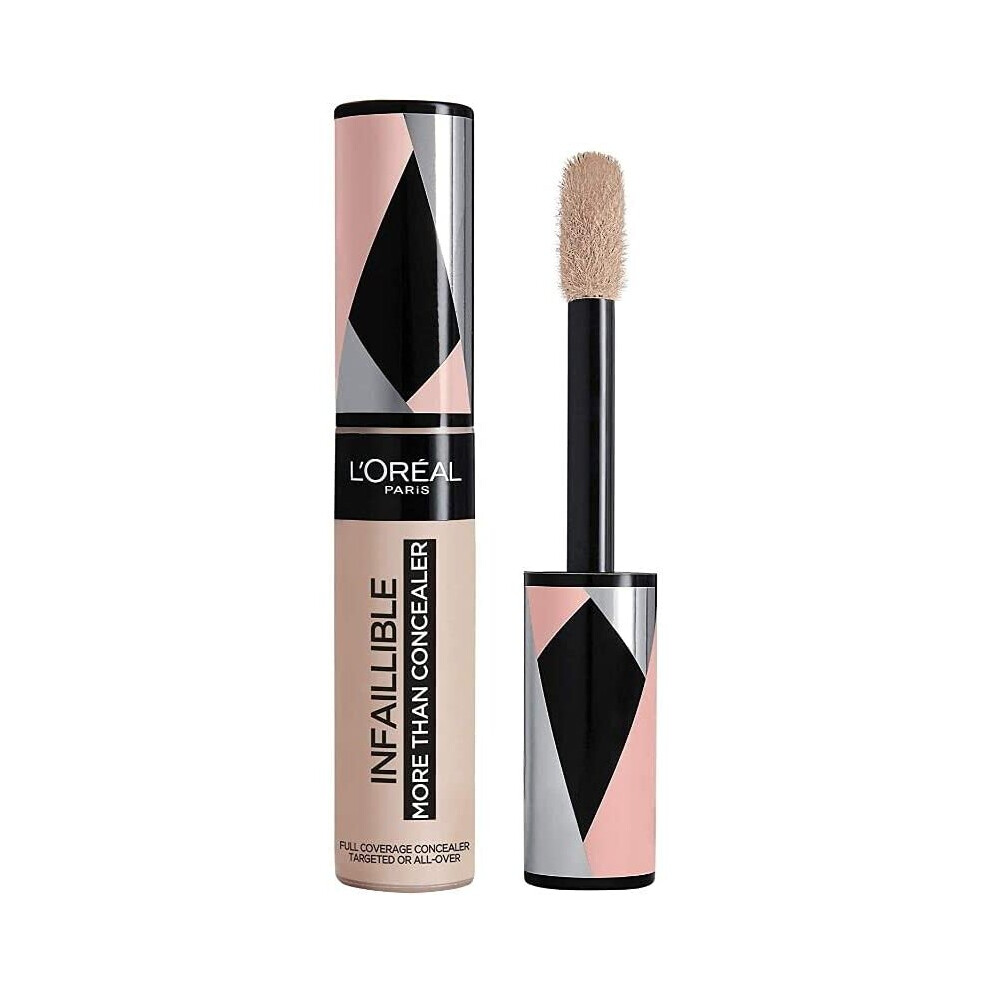 L'Oreal Paris Infallible Longwear 24HR More Than Concealer, Matte Finish, (322 Ivory)