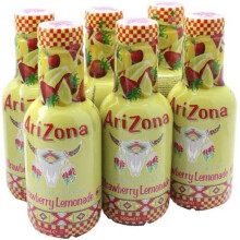 Arizona Strawberry Lemonade Flavour - Pack of 500ml X 6