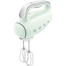 Smeg 50's Retro HMF01PGUK Hand Mixer with 3 Accessories - Pastel Green