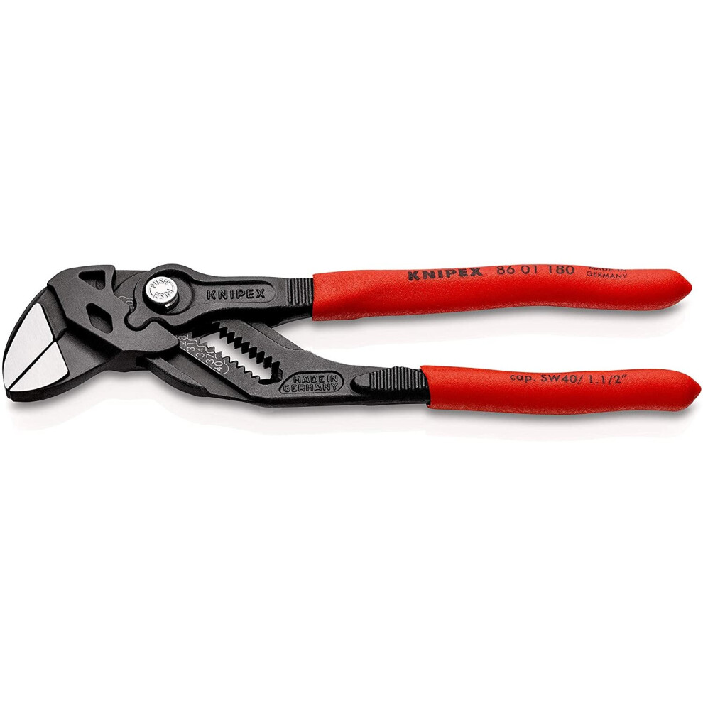 KNIPEX Pliers Wrench pliers and a wrench in a single tool (180 mm) 86 01 180