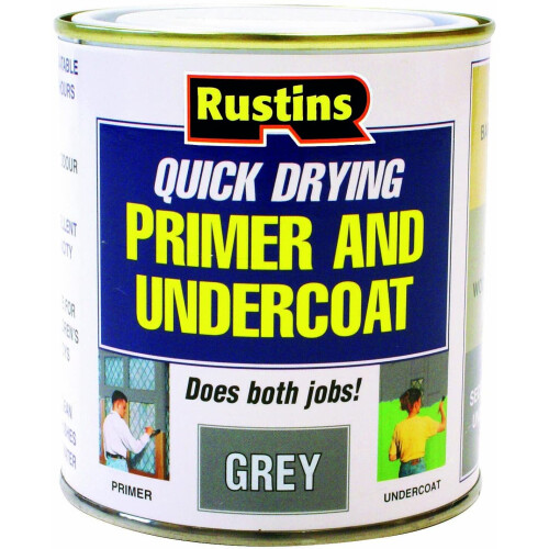 Rustins Rustins GYPU500 500ml Quick Dry Primer Undercoat - Grey