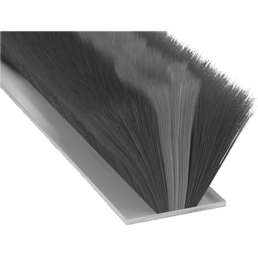 Stormguard Black 05Sr750007mgr 7 M Garage Door Self-Adhesive Brush Pile Draught Seal, 7M 5017259011256