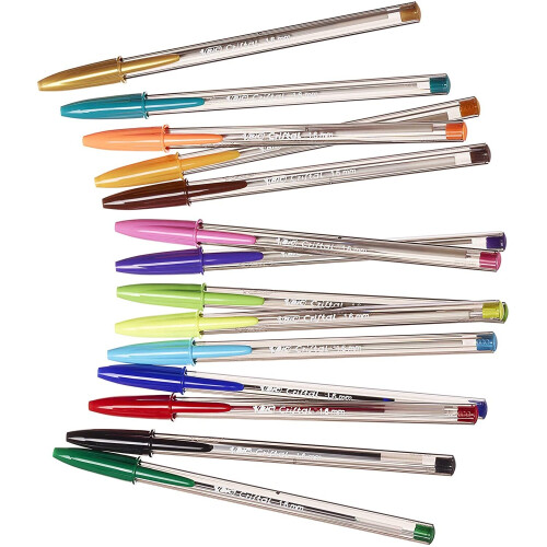 BIC Cristal Multi Colour kuglepen mix 15 stk BIC 2