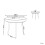 Beliani Mango Coffee Table Light Wood and Black EDNA 6
