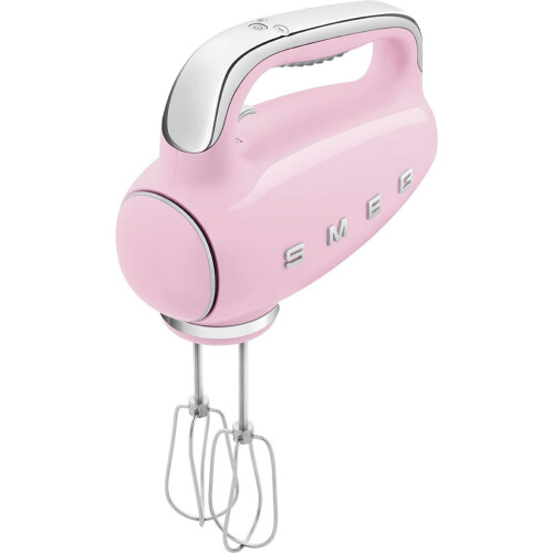 Smeg 50's Retro HMF01PKUK Hand Mixer with 3 Accessories - Pink on OnBuy