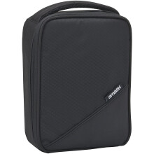 Smash Insulated Lunch Bag, Black, 8cm x 18cm x 25cm