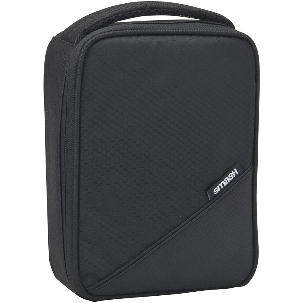 Smash Insulated Lunch Bag, Black, 8cm x 18cm x 25cm