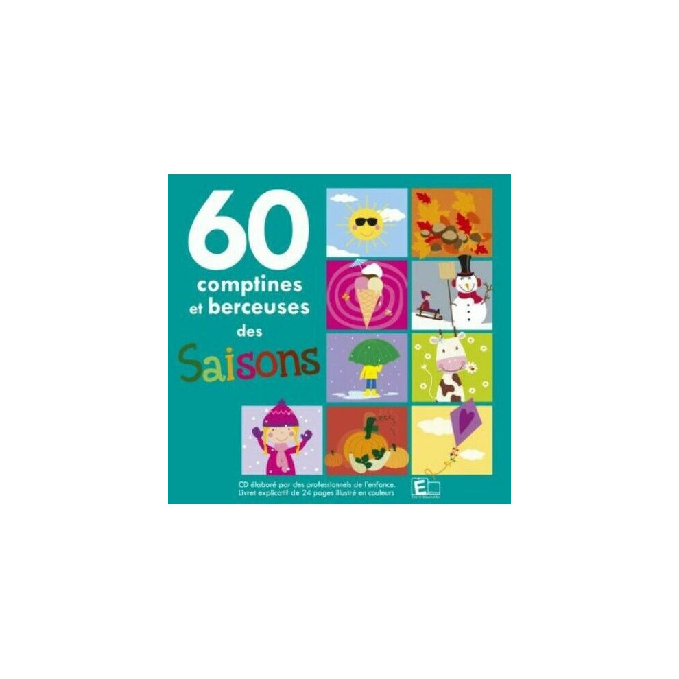 Cd French Nursery Rhymes Compilation 60 Comptines Et Berceuses Des Saisons
