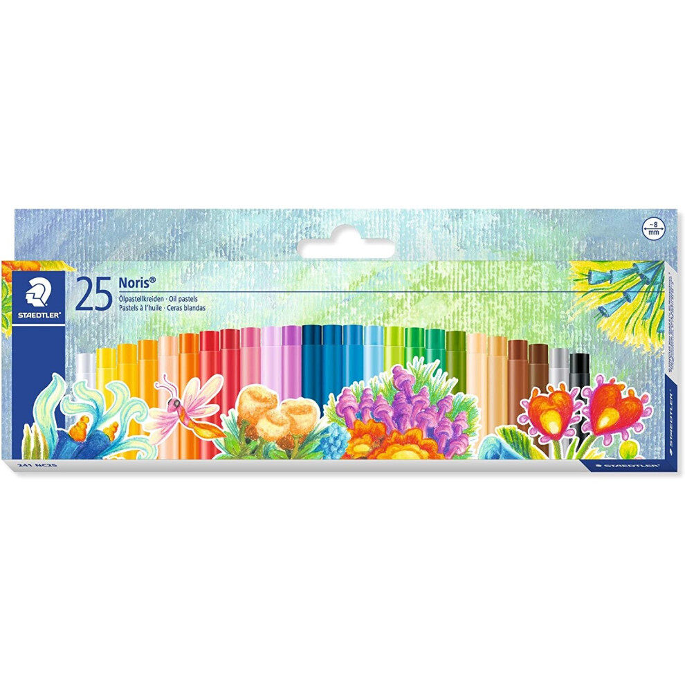 STAEDTLER Noris Oil Pastels Pack of 25 Assorted Colours