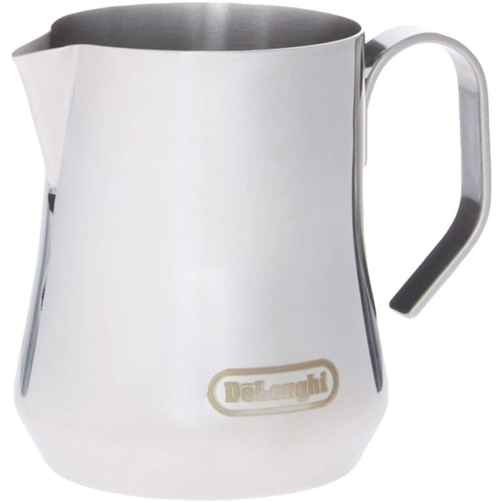 De'Longhi DLSC060 ECO 311.W / BK / R / B milk jug, 18/8 stainless steel, 350 ml