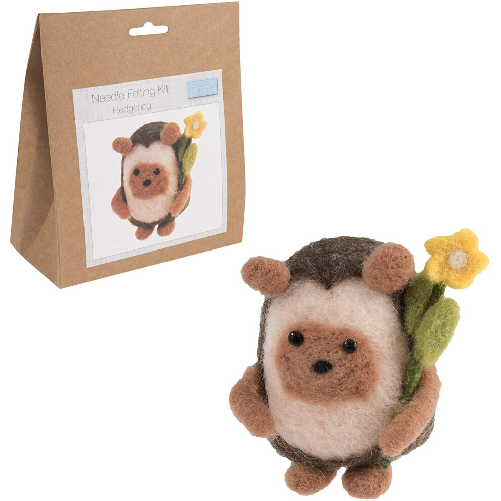 Trimits Needle Felting Kit Hedgehog, Assorted, 8 X 7.5Cm