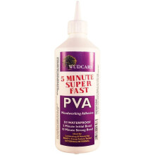 WUDCARE WCFPVA500 Superfast PVA Waterproof Adhesive 500 ml, Clear, 500ml