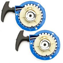 2X Mini Moto Blue Pull Start Short 47cc 49cc Minimoto Air Cooled Machines
