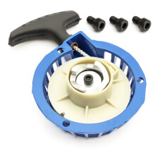 PullStart Short Metal Type 1 Blue & Bolts 47cc 49cc Air Cooled MiniMoto Dirtbike