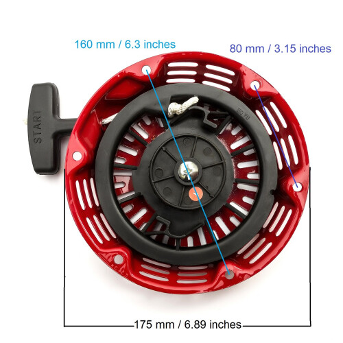Non Genuine Pull Start Cord Recoil Starter Fits Honda GX200 Engine Lawnmower 1