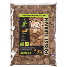 Komodo Forest Terrain Orchid Bark Chips, 24 Litre, Natural Terrain for Reptiles, Orchid Bark Chips, Bark Chips for Reptiles, Reptile Terrain, Reptile