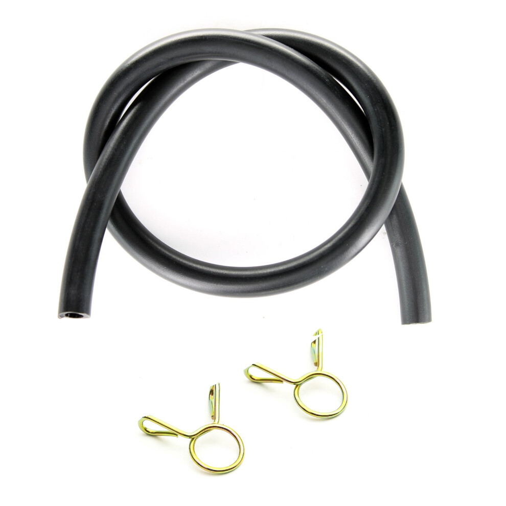 Petrol Fuel Pipe 20Cm Mini Midi Quad Moto Dirt Bike Hose Clips Minimoto Dirtbike 5055583057731