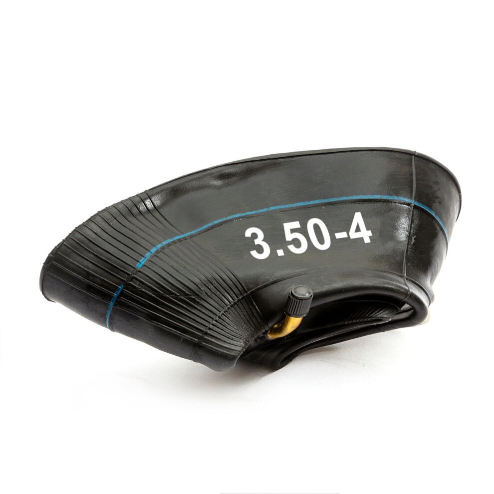 3.50-4 Inner Tube Bent Valve 350-4 350X4 Innertube Mini Moto Quad Bike Atv Tyre 5056213549312