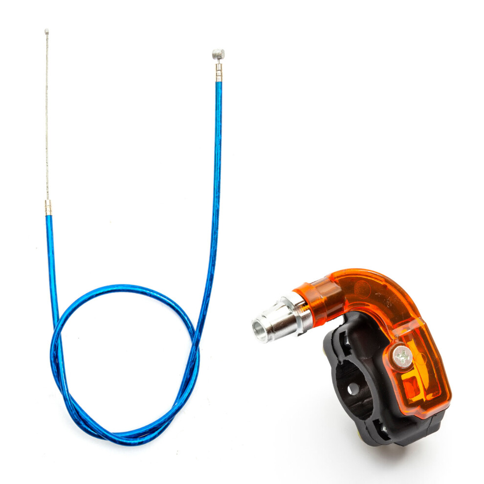 Twist Throttle Restrictable & Throttle Cable 83Cm 47Cc 49Cc Mini Moto Quad Blue 5060063954295