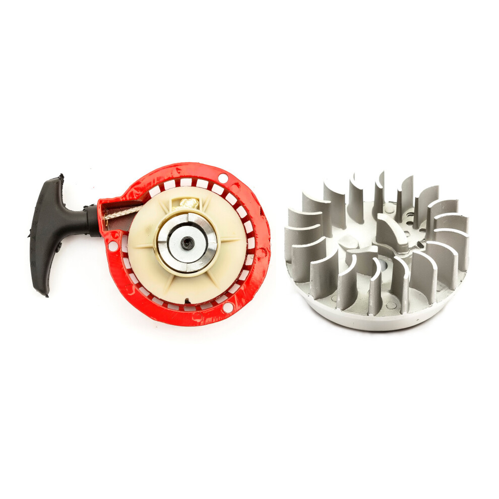 Petrolscooter Mini Moto Pocket Bike Pull Start Pullstart + Flywheel Minimoto Dirtbike 49Cc Red