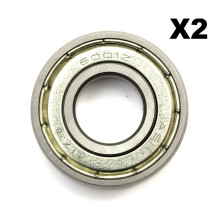2 Mini Moto Racing Bike Wheel Roller Bearing 6001Z 6001 Z Minimoto Pocket 49cc