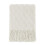 Bourina Textured Solid Soft Sofa Throw Couch Cover Knitted Decorative Blanket, Beige, 125x152cm 1