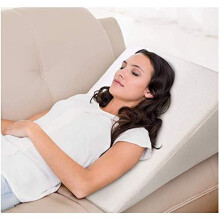 Cloe' Louis Wedge Pillow Orthopaedic Foam Pillow Useful for Acid, Reflux, GERD, Reading, Sofa Rest and Helpful in Respiratory Related Issues