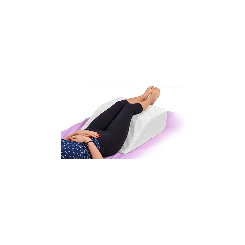 Large Leg Elevation Elevated Wedge Pillow Helps Sleeping Reading Resting Blood Circulation Post Surgery Back Hip Neck Knee Pain