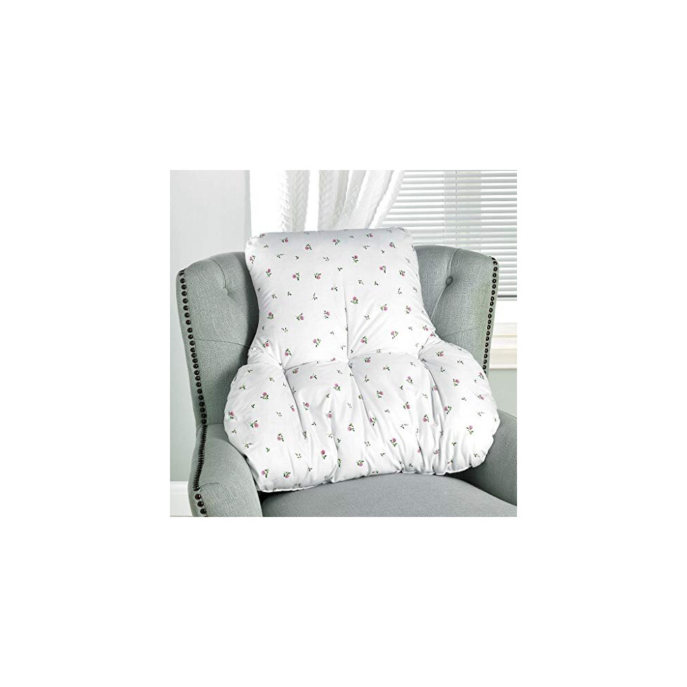 Diana Cowpe Rosebud T Shaped Lumbar Back Support Chair Cushion Multipurpose Support Orthopedic Pillow