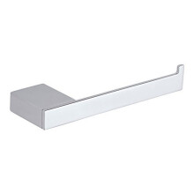 Milano Arvo  Modern Wall Mounted Square Bathroom Toilet Roll Holder - Chrome
