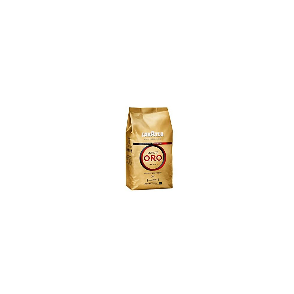 Lavazza Qualità Oro, 100% Arabica Medium Roast Coffee Beans, Pack Of 1 Kg