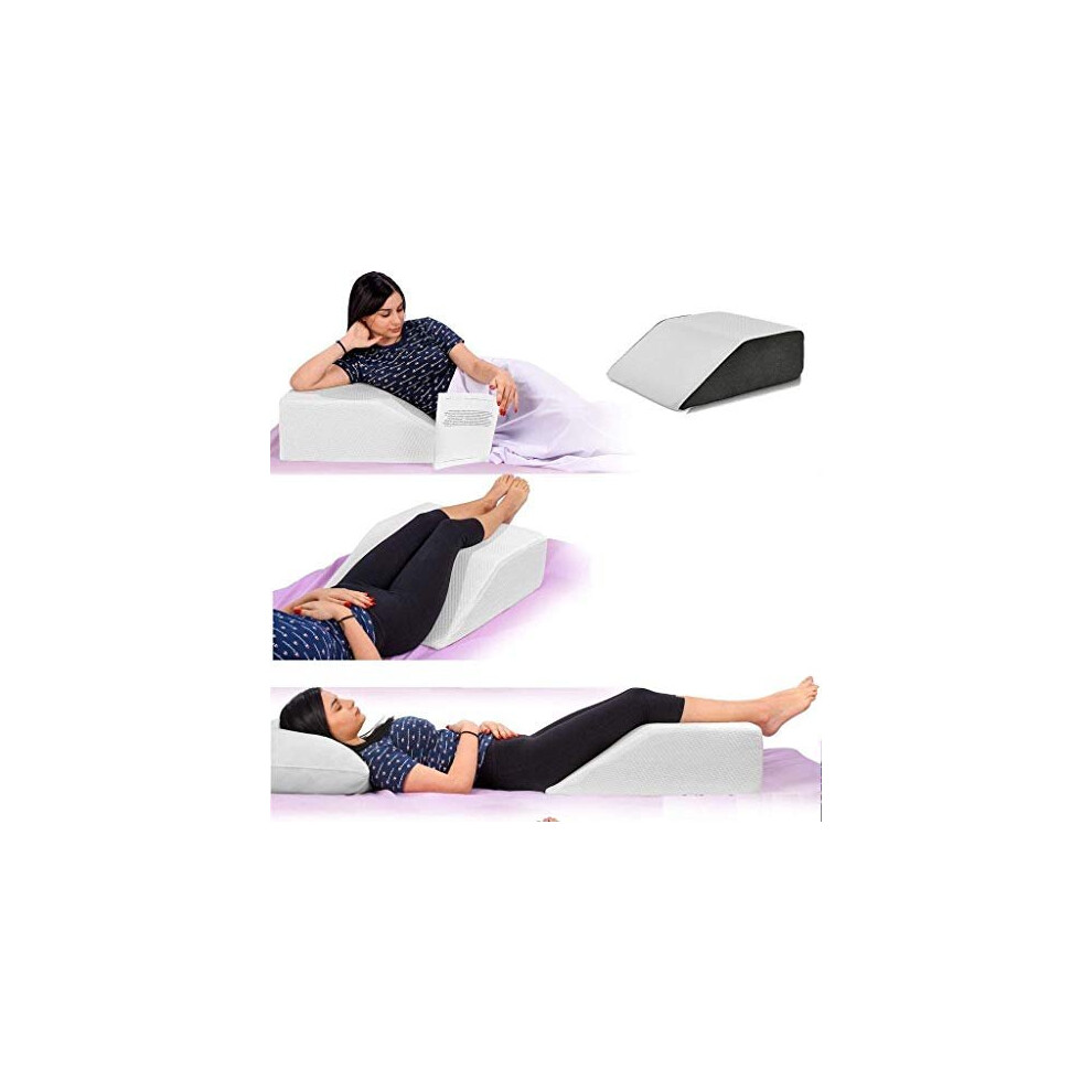 Buy All Here Light Large Leg Elevation Elevated Wedge Pillow Helps Sleeping Reading Resting Blood Circulation Post Surgery Back Hip Neck Knee Pain