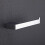 Milano Milano Arvo  Modern Wall Mounted Square Bathroom Toilet Roll Holder - Chrome 3