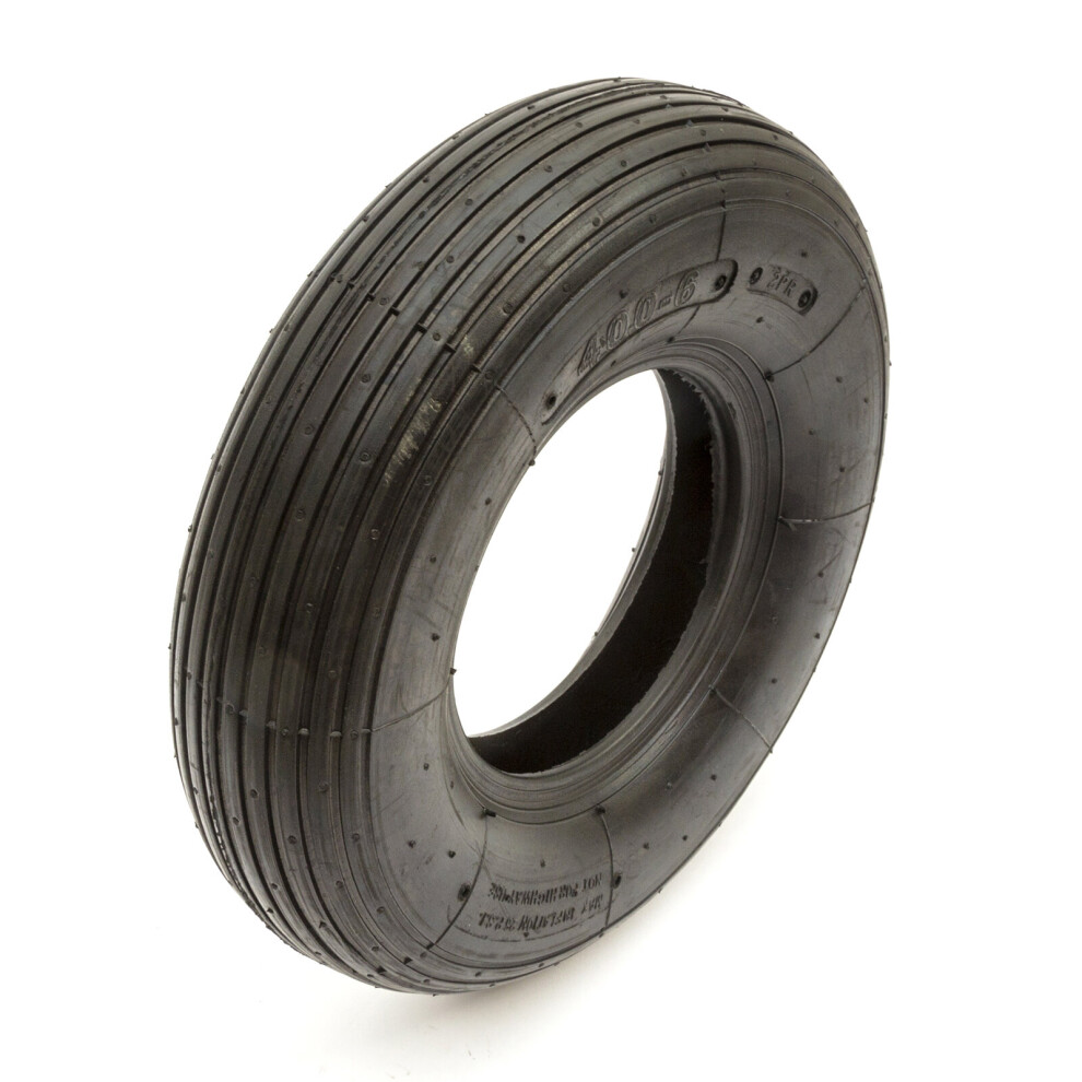 Petrolscooter Tyre 4.00-6 400X6 Ribbed Rib 2 Ply Tread 6 Inch Rim Mobility Scooter Wheel Chair