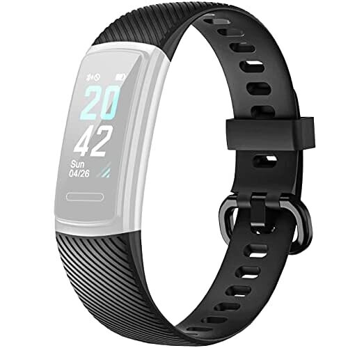 Delvfire ID152 Replacement Strap compatible with TEMINICE LETSCOM Letsfit Model Number ID152 ID152HR Arcturus Fitness Tracker Band on OnBuy