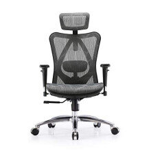 SIHOO Ergonomic Office Chair Mesh Desk Chair with Adjustable Lumbar Support 3D Armrests Breathable High Back Computer Chair (Grey)