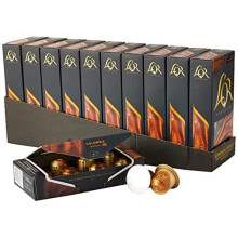 L'OR Origins Colombia Intensity 8 Nespresso Compatible Coffee Pods (Pack of 10, Total 100 Coffee Capsules)