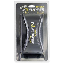 FL!PPER Flipper Cleaner Float - 2-in-1 Floating Magnetic Aquarium Glass Cleaner - Fish Tank Algae Cleaner - Scrubber & Scraper Aquarium Cleaning