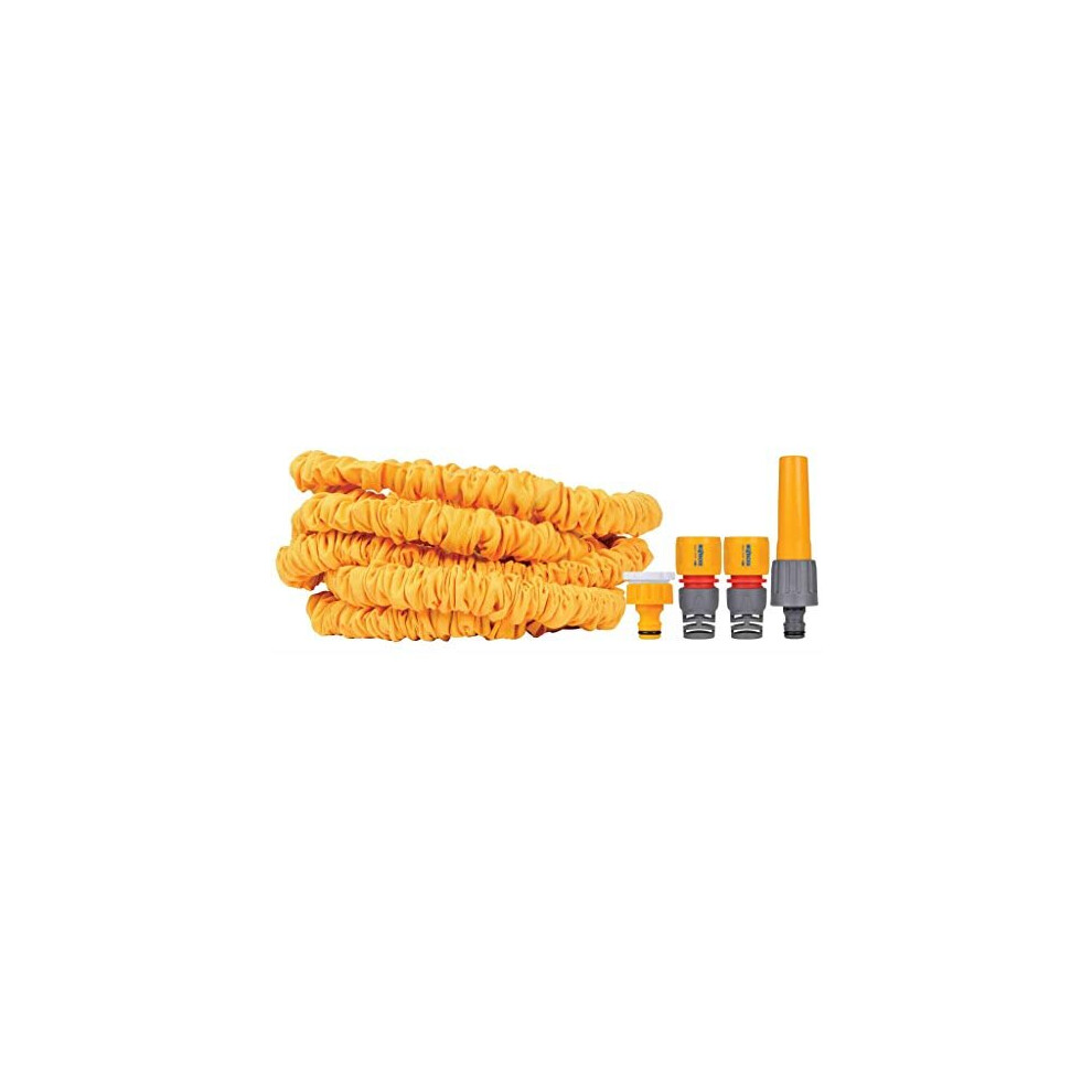 Hozelock Superhoze 15m Expandable Garden Hose, Yellow