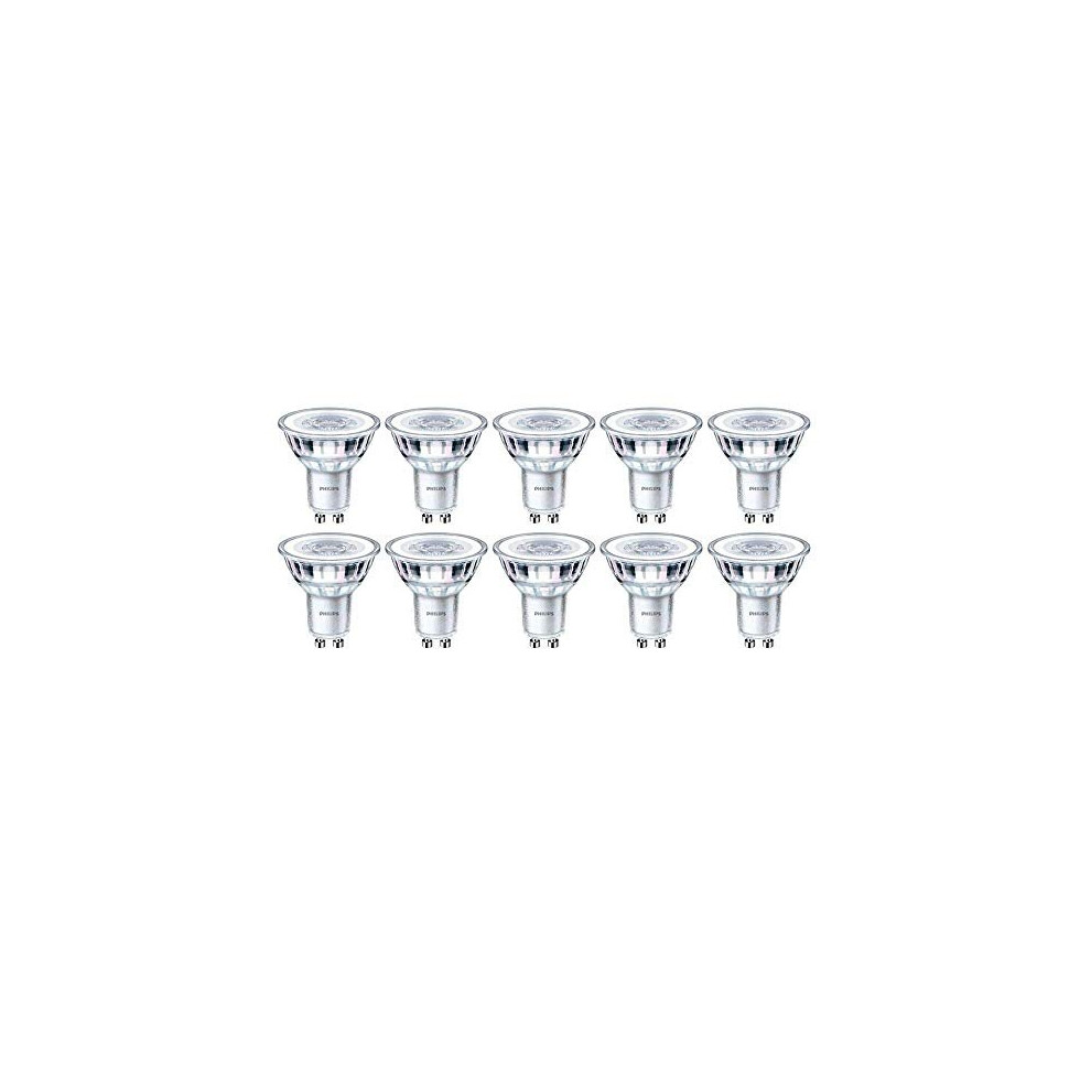 10 Pack x Philips CorePro LED Spot 5W (50W) Dimmable GU10 Lamp 2700k Warm White 350 Lumen 15000 Hours 36 Beam - 929001218832