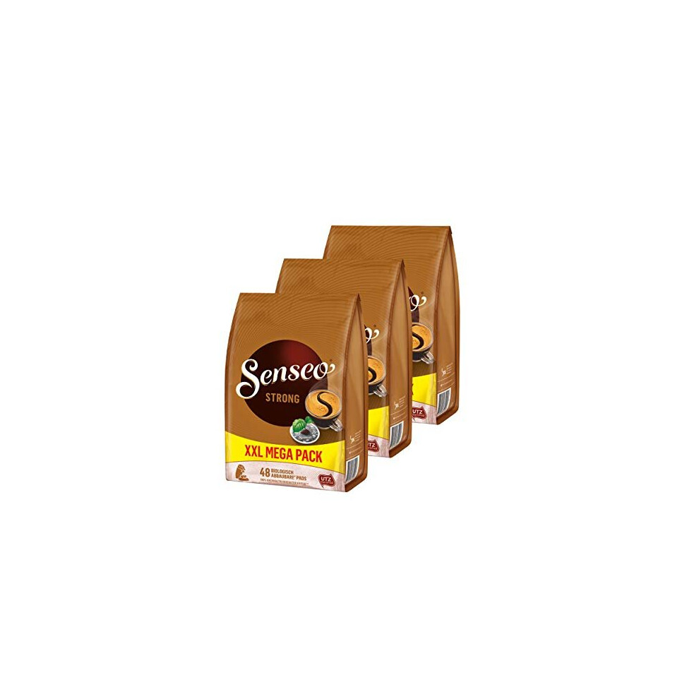 Senseo Strong Coffee Pads - 3-Pack, Intense Flavour, 144 Pads