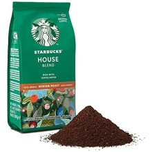 STARBUCKS House Blend Medium Roast Ground Coffee, 200 g (Pack of 6)