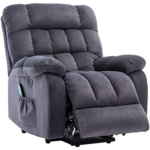 Lift recliner with massage deals and heat