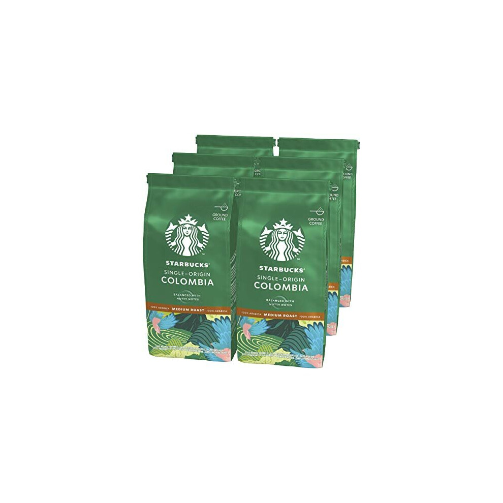 Starbucks Espresso Roast Dark Roast Ground Coffee 200 G Bag (Pack Of 6)