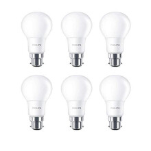 6 Pack x Philips CorePro LED 8W Frosted GLS Lamp B22 BC Large Bayonet Cap 2700k Warm White 806 Lumen 15000 Hours - 929001233902