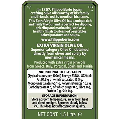 Filippo Berio Extra Virgin Olive Oil, 1.5L 1