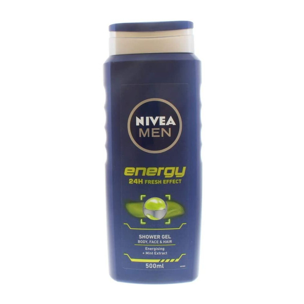 NIVEA 500 ml Shower Gel For Men Energy, 4005808638598